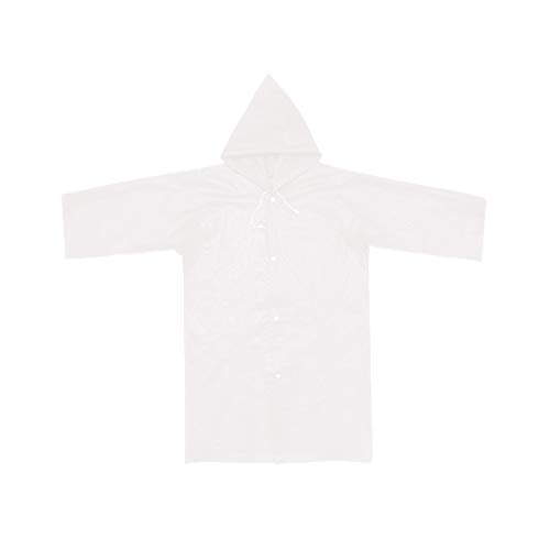 Smoxx Portable Children Raincoat Reusable Translucent Boys and Girls Rain Poncho for Outdoor