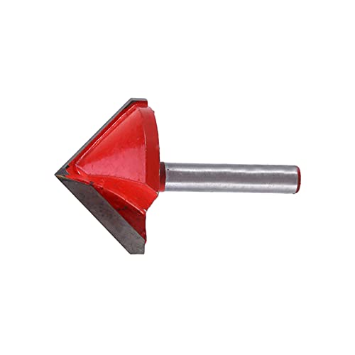 Fresa de gravação, fresas CNC de ponta redonda em forma de V ranhura de 0,6 cm haste para acrílico M