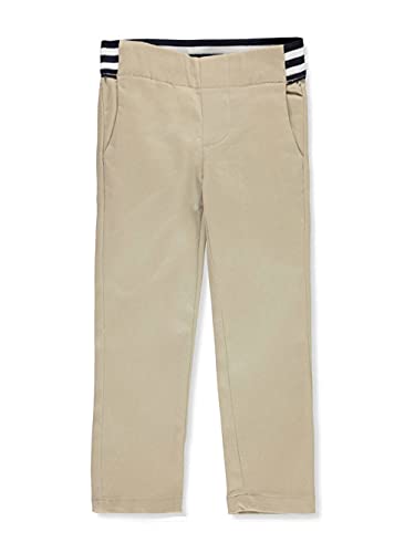 Pantalones de cintura con contraste para niñas French Toast en color azul marino casual