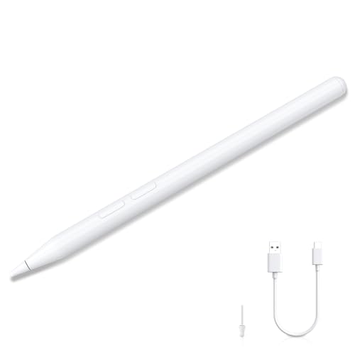 Lápiz para Surface con 4096 Niveles de presión, Lápiz magnético Recargable con rechazo de Palma – Compatible con Surface Pro 12/11/10/9/8/X/7+/6/5, Go 1-4, Laptop/Studio/Book 1-5