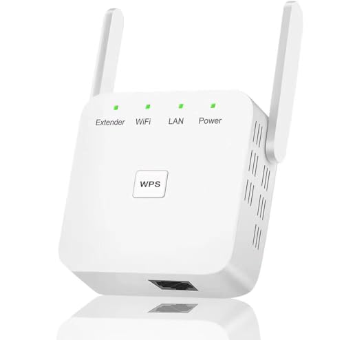 2026 Faster WiFi Extender, WiFi Repeater, Covers Up to 10000 Sq.ft and 80 Devices, Internet Booster - with Ethernet Port, Quick Setup, Home Wireless Signal Booster