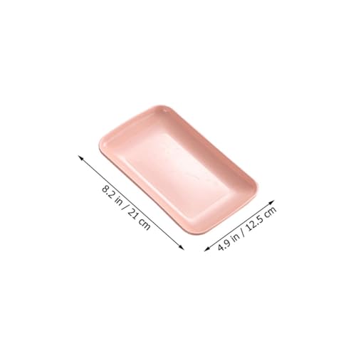 Set de 4 platos rectangulares para sushi miniatura 2
