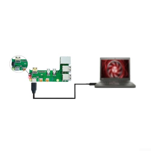 Hub USB Raspberry Pi et carte RJ45 double connexion intégrée