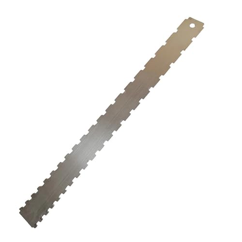 ギターメンテナンスツール ほとんどのギターに対応するネック定規ノッチ付きストレートエッジゲージ弦楽器製作者用ツール