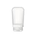humangear GoToob+ Silicone Travel Bottle with Locking Cap, Medium (2.5oz), Clear