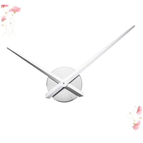 ERINGOGO Quarzuhr Nadel-wanduhr DIY-kreuzstichuhr Dekoruhr Mit Großem Silbernen Zeiger Für Wohnzimmer Küche Schlafzimmer Ohne Batterie