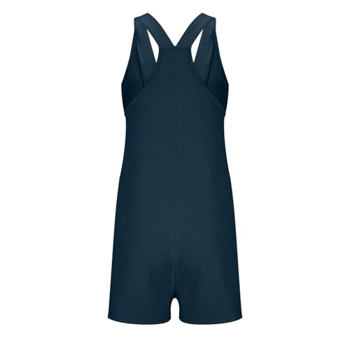 Image of Summer Rompers for Women 2026 Spring Flowy Dressy Casual Boho Jumpsuits Beach Comfy Linen Athletic Overalls