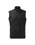 Jack Wolfskin Herren Waldsteig Fz Vest M Fleece Weste, Schwarz, L EU