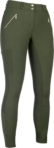 Pantalon HKM Lia High Waist Fond 1/1 en Silicone Classique Femme