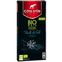 Cote DOr Bio Chocolat Noir Pointe de Sel 90g Cote DOr Organic Dark Chocolate With Salt 90g