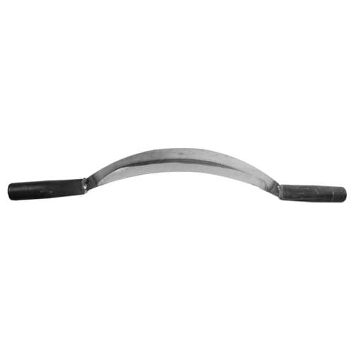 KONTONTY Raspador De Corteza De Árbol Curvo para Jardín, Herramienta Metálica De Acero Al Manganeso Forjado, Borde Afilado y Mango Ergonómico, Adecuado para Pelar y Descortezar Árboles Frutales