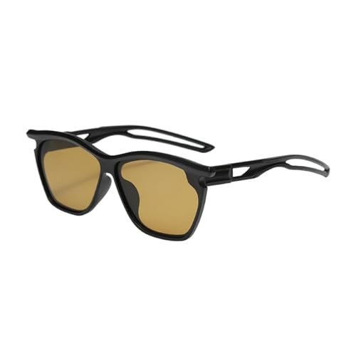 Lunettes de soleil pour hommes et femmes avec monture tendance et branches ajourées style voyage