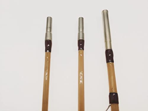 New Bamboo Fly Rod,7'6",2 Piece 2Tips With Agate Strip Guide And Down Lock Reelseat. #TOP5