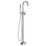 Essebagno Charme II colonne de sol mécanique façon inox pour baignoire ilot