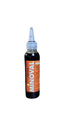 Minoval Pure Haitian Black Castor Oil for Hair and Scalp 4 oz