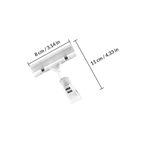 Porte-étiquette transparent Yardwe pour stopper la confusion des prix en rayon - 2