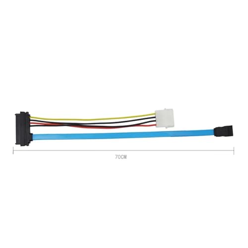 Cable Adaptador S-AS a SATA 29 Pin Macho 4 Pin Macho miniatura 6