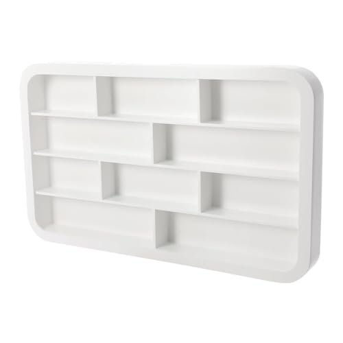 Étagère rangement vernis ongles support mural bois maquillage - 2