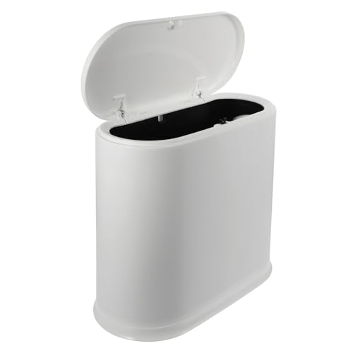 Cubo de basura Alipis compacto y resistente con sistema de apertura por presión manual