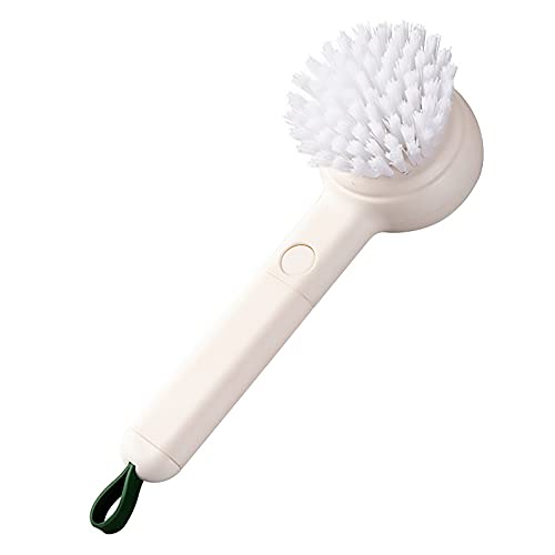 Fruit and Vegetable Cleaning Brushes Potato Scrubber Produce and Veggie Brush Kitchen Gadgets Vegetable Fruit Peeler with Brush - 2-in-1 (White)