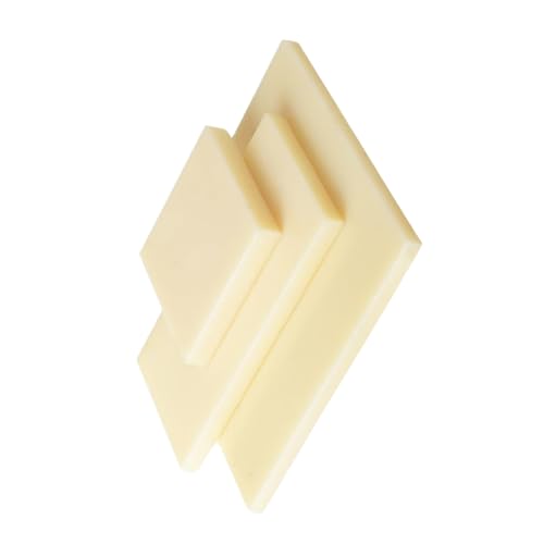 Plaque plastique ABS beige de 100mm avec épaisseur adaptable pour modélisme