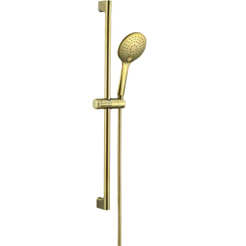 Essebagno 9021814 Luisa ensemble barre de douche or brossé 3 pièces Cover