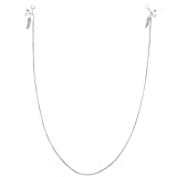 POPETPOP Brillenkette Edelstahl Baumblatt Design Modischer Brillenhalter Damen Sonnenbrillenkette für Alltag und Reisen