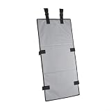 NINMORTH Tessuto Oxford+dispositivo anti-arrampicata in PVC, 79 x 38 cm, protezione di sicurezza per letto a castello per bambini, barriera per scala per camper e balcone (grigio)