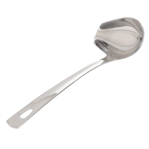 BESPORTBLE Cucchiaio da Salsa in Acciaio Resistente con Beccuccio per Decorazione in Cucina Utensile Elegante e Pratico per Versare Salse e Decorare Piatti Western Manico Esteso per Uso