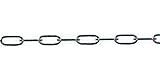  Pewag zierkette 1603, chaîne en acier laqué blanc - 21 x 10 mm-longueur: 1 m - 1603
