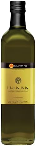 Iliada Kalamata PDO Extra Virgin Olive Oil, 750ml | Multi-Awarded | Single Region 100% Greek | Monovarietal Koroneiki | Cold Press | Polyphenol Rich | Chef's Favorite