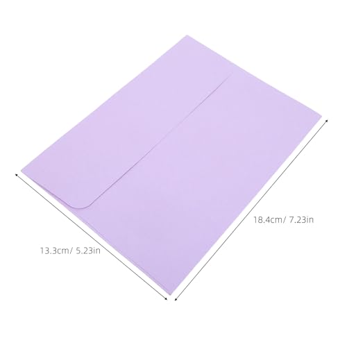 Envelopes papier violet clair 11x16 cm pour invitation pack de 80