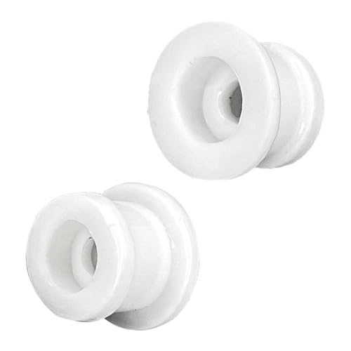 HHZL 2PCS Shift Cable Bushing Shifter Cable Bushing Kit Transmission Gear Shift Linkage DG9Z-7K340-A Connector Lever Fix Repair Kit for Ford Edge Explorer Endura Escape Hybrid Focus MK(White)