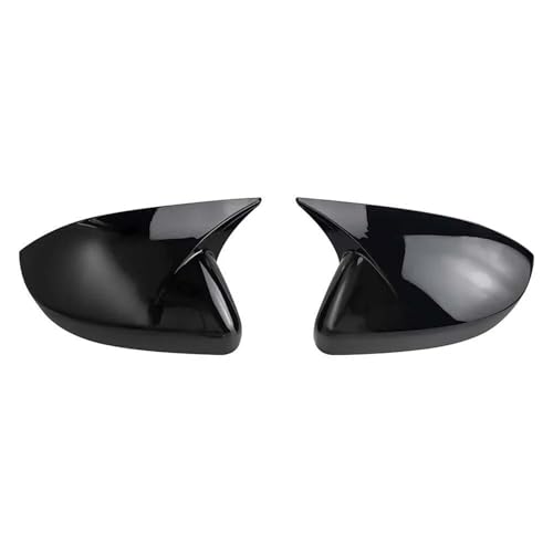 1 Pair Reverse Mirror Shell Car Side Rearview Mirror Cover For Jaguar For F-Pace X761 For E-Pace 2016-2022 Wing Mirror Cap 1 Pair Door Mirror Covers Rear View Car(Black 1)