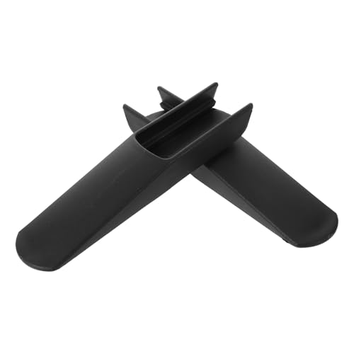 ibasenice Extensor para Patas de Trona Ñiño 1 Par, Funda Antideslizante Negra para Silla Alta, Protector Desmontable para Patas de Silla de Comedor, Accesorio Seguro para Uso en Casa