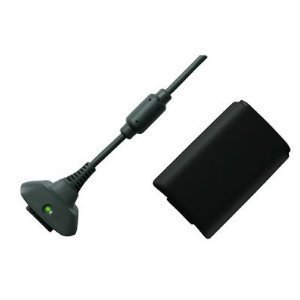 Xbox 360 Elite And Xbox 360 Play And Charge Kit (Black)