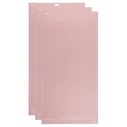 Cricut FabricGrip Adhesive Cutting Mat 12"x24", High Density Fabric Craft Cutting Mat, Made to Withstand Increased Pressure. Use Explore Air 2 Maker, (3 CT)