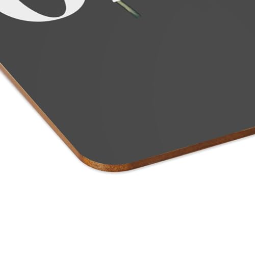 Sets de table en liège anti-rayures napperons noirs pour table bois - 4
