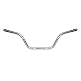 Eigenschaften: chunx Universal 22 mm Motorrad Fahrrad Tracker Stil Bar Lenker Cafe Racer Old School Fit für H-arley Y-amaha S-uzuki Bobber Custom chunx (Farbe: Chrom)