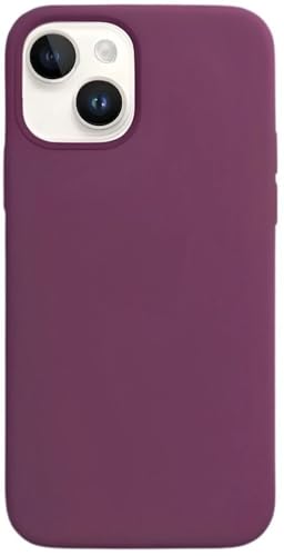 Image of Premium Liquid Silicone Case for iPhone 11 - Slim Full Body Protective Back Cover with Soft Microfiber Lining, Anti-Slip Grip Scratch Resistant Phone Case(Purple)