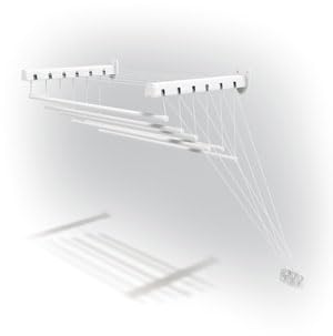 Generico Stendibiancheria Lift 120, 7 Metri di Lunghezza, Stendino da Muro