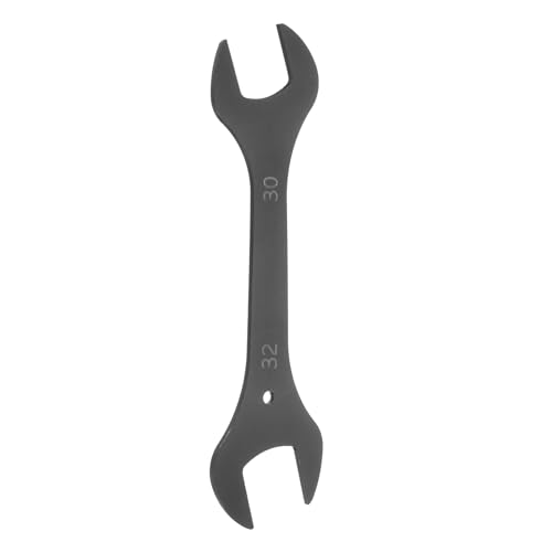 HARFINGTON Super Thin Open End Wrench 30x32mm Metric Lightweight U-Shaped Spanner Double End Wrenches for Automotive Repair Furniture Assembly Black
