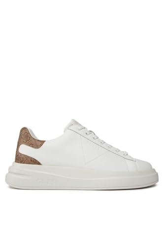 GUESS Elba CARRYOVER, Sneaker Hombre, Color Blanco, 42 EU