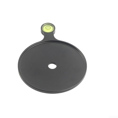 Linhexis Bańka ABS do statywu do statywu 48 mm, 60 mm, 76 mm, do poziomicy, akcesoria, czarne, lekkie, do stabilizacji fotografii, wideo w podróży, 76 mm