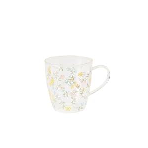 [ アフタヌーンティー リビング ] AfternoonTea LIVING マグカップ HK22 フラワー耐熱ガラスマグカップ ONE COLOR