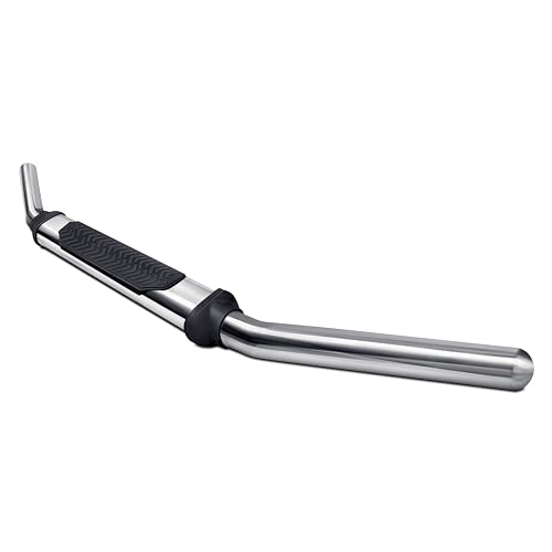 Black Horse Rear Bumper Guard Single Tube With Pad Stainless Steel Compatible with 2014-2023 Jeep Cherokee (Excludes Trailhawk Edition)-8DJPCESS-1