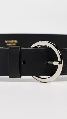 Vince Women's 1 Inch Flat Ring Belt with Heat Crease4