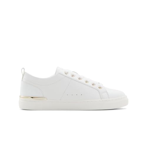 Aldo Tenis Dilathielle100 blancos sintéticos para mujer, blanco, 4.5 UK