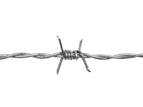 image for Dlh western Real Barbed Wire 60ft 15.5 Gauge 4 Point - Great for Craft