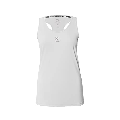 Top femme Munich Woman Lift Tank C/White débardeur de sport